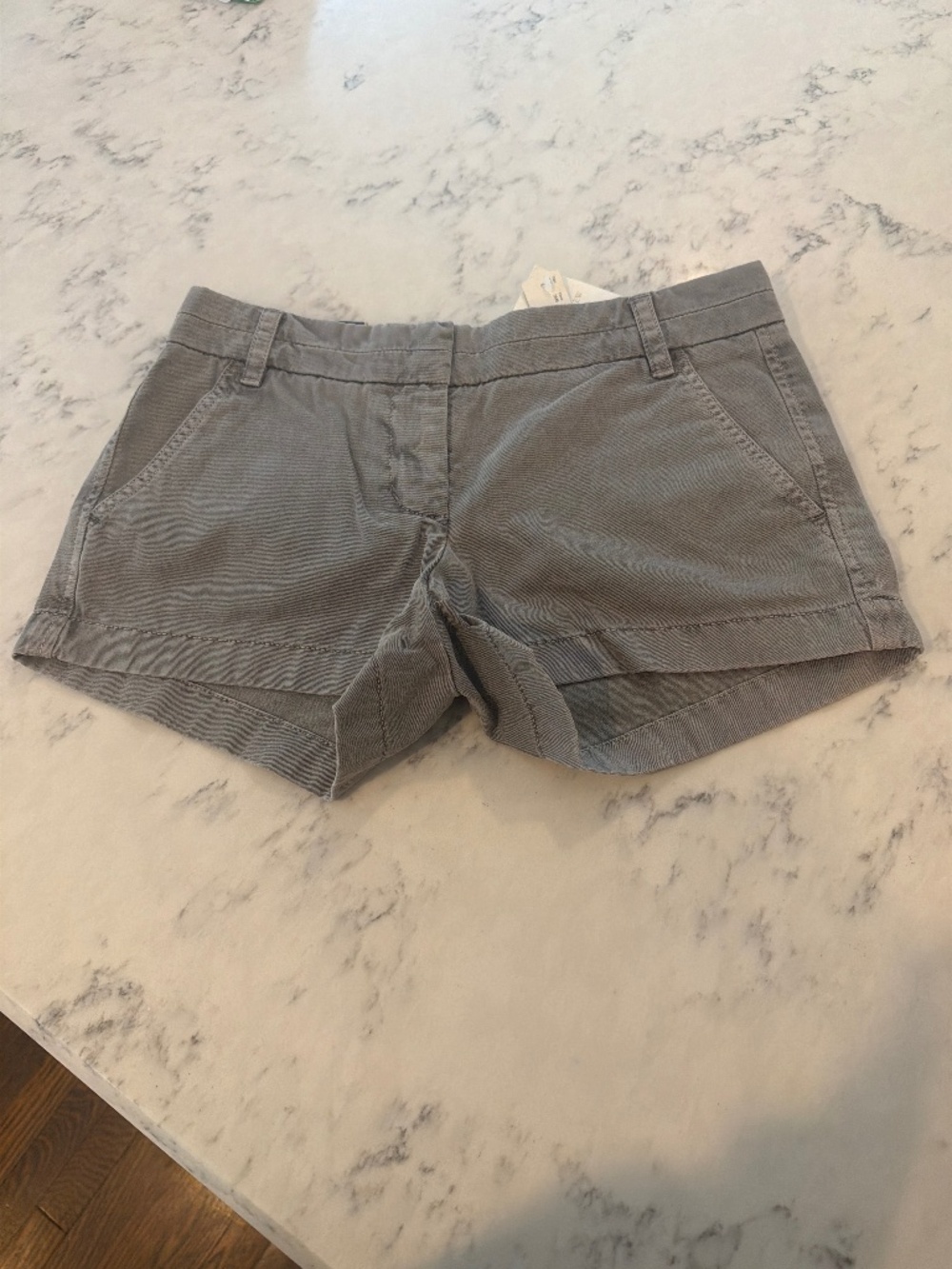 NWT JCrew Gray Women’s Chino Shorts 3in Inseam